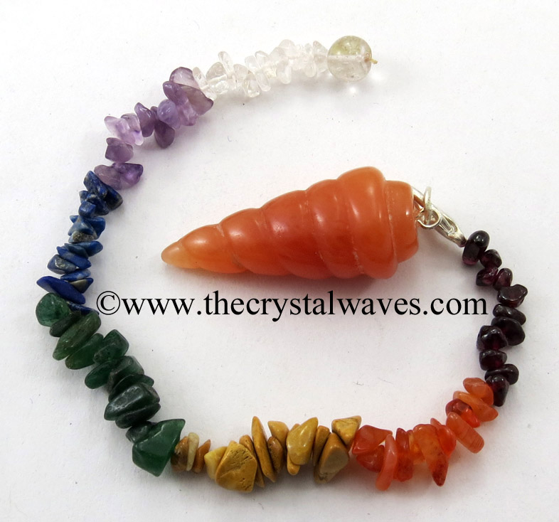 Pendulums With Chakra Chips Chain