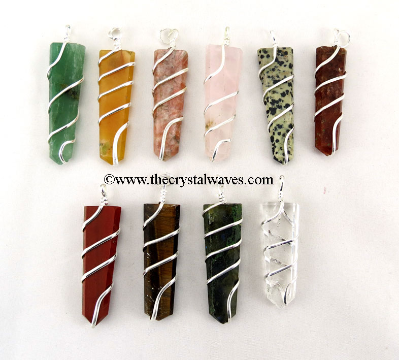 Wire Wrappped Cage Pendants