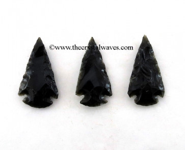 Black Obsidian  Arrowhead 1" - 1.50"
