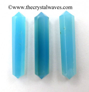 Blue Chalcedony 1 - 1.50" Double Terminated Pencil
