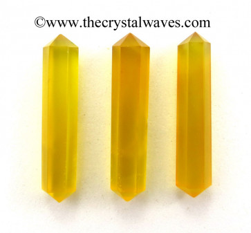 Yellow Chalcedony 1.50 - 2" Double Terminated Pencil