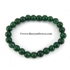 Green Aventurine Round Beads Bracelet