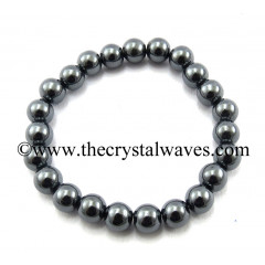 Hematite Round Beads Bracelet
