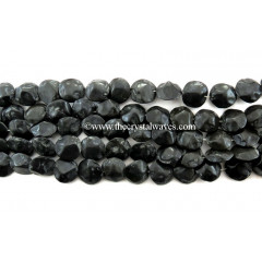 Black Agate Hand Knapped Coin Nuggets
