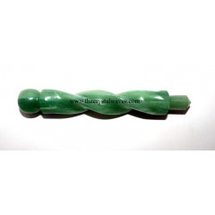 Green Aventurine ( Light) Twisted Healing Stick