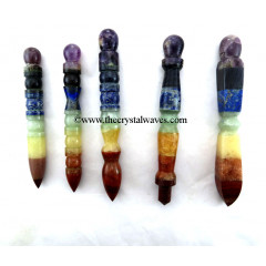 7 Chakra Bonded Assorted Designs Healing Sticks
