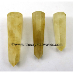 Citrine 1.5 to 2 Inch Pencil 6 to 8 Facets