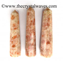 Sunstone 2" to 3" Pencil 6 to 8 Facets