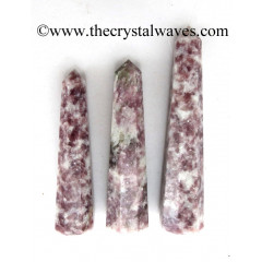 Lepidolite 2" to 3" Pencil 6 to 8 Facets