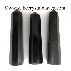 Black Tourmaline 2" to 3" Pencil 6 to 8 Facets