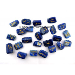 Lapis Lazuli Tumbled Rune Sets