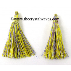 Yellow & Violet Color Tassels