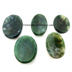 Moss Agate Worry Stones