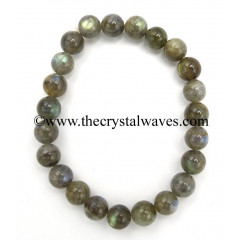 Labradorite A Grade 8 mm Round Beads Bracelet