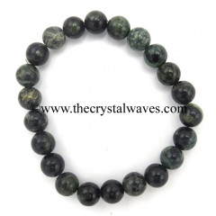 Green Jasper 8 mm Round Beads Bracelet