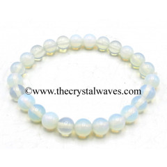 Opalite 8 mm Round Beads Bracelet