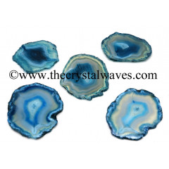 Blue Agate Slices / Coasters