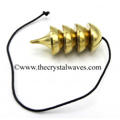 Metal Dowsing Pendulum Golden Style 21