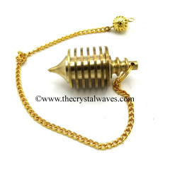 Metal Dowsing Pendulum Golden Style 33