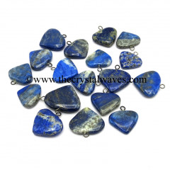 Lapis Lazuli 15 - 25 mm Pub Heart Pendants