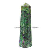 Ruby Fuchsite Pencil Points 3"+ Inch