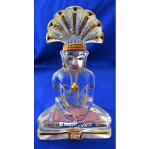 Exclusive Crystal Quartz / Sfatik Hand Carved  Parshvanath Ji  