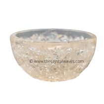 Crystal Quartz Chips Orgone Bowl