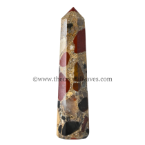 Spotted Jasper Crystal Tower