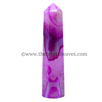 Pink Onyx Crystal Tower