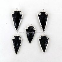 black-obsidian-arrowhead-diy-obsidian-pendant-necklace-jewelry