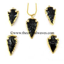 black-obsidian-arrowhead-diy-black-obsidian-pendant-necklace-jewelry