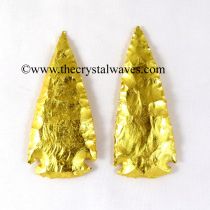 gold-plated-arrowhead-diy-agate-pendant-necklace-jewelry