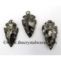 rhodium-plated-arrowhead-diy-agate-pendant-necklace-jewelry