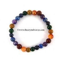 round beads with 7 chakra