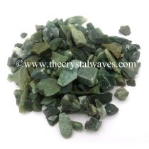 Moss Agate Raw Undrilled Chips