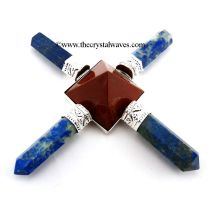 Lapis Lazuli &amp; Red Jasper Pyramid Pencil Energy Generator