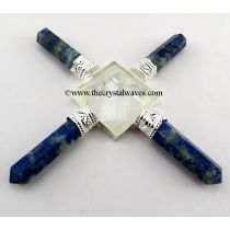 Lapis Lazuli &amp; Crystal Quartz Pyramid Pencil Energy Generator