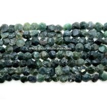 Moss Agate Hand Knapped Coin Nuggets