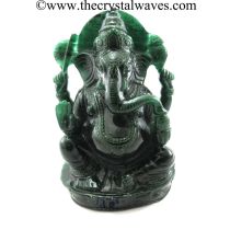 Exclusive Green Aventurine Hand Carved Ganesh