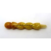 Yellow Aventurine Twisted Healing Stick