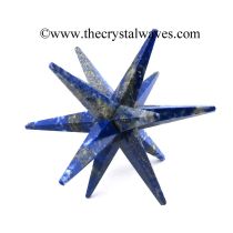 Lapis Lazuli 12 Point Merkaba Star