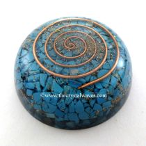 Turquoise Orgone Dome / Paper Weight