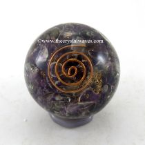 Amethyst Orgone Ball / Sphere