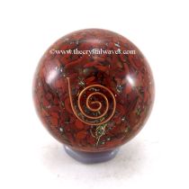 Red Jasper Orgone Ball / Sphere