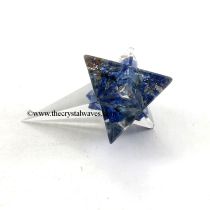 Lapis Lazuli Elongated Orgone Merkaba / Merkaba Angel Stick 