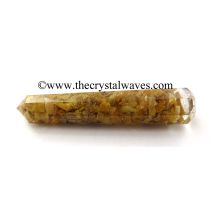 Yellow Aventurine Chips Orgone Faceted Massage Wands