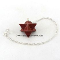 Red Jasper Merkaba / Star Pendulum