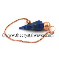 Lapis Lazuli Faceted Copper Modular Pendulum