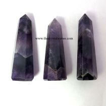 Amethyst 1.5 to 2 Inch Pencil Pencil 6 to 8 Facets
