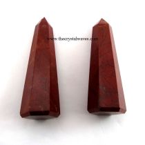 Red Jasper 2&quot; to 3&quot; Pencil 6 to 8 Facets